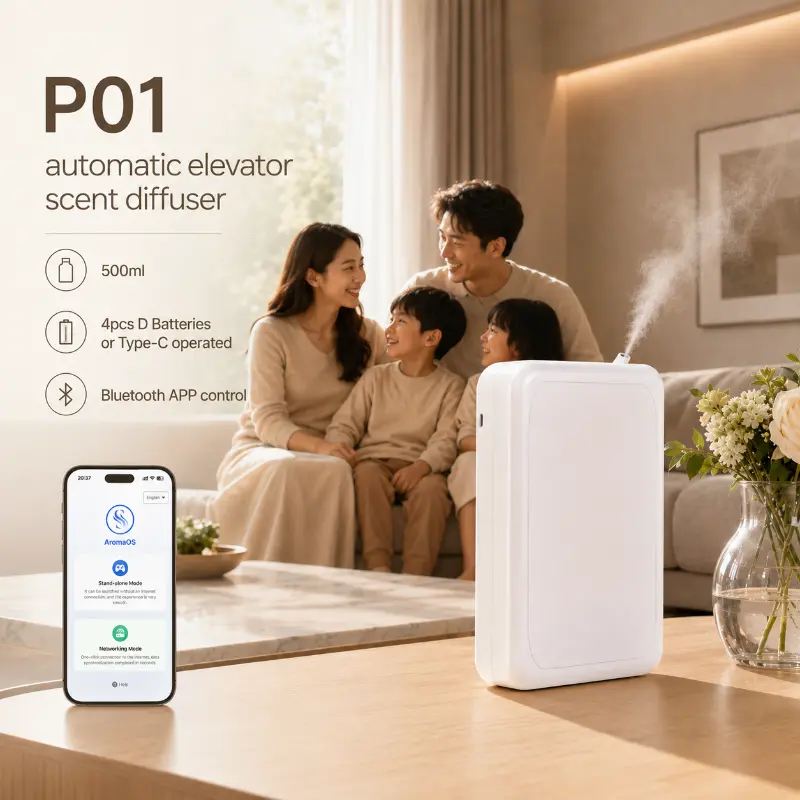 Automatischer Aromadiffusor mit Aufzug
