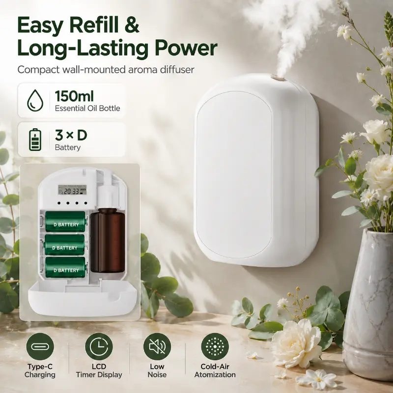 Batteriebetriebener Toiletten-Aromaspender